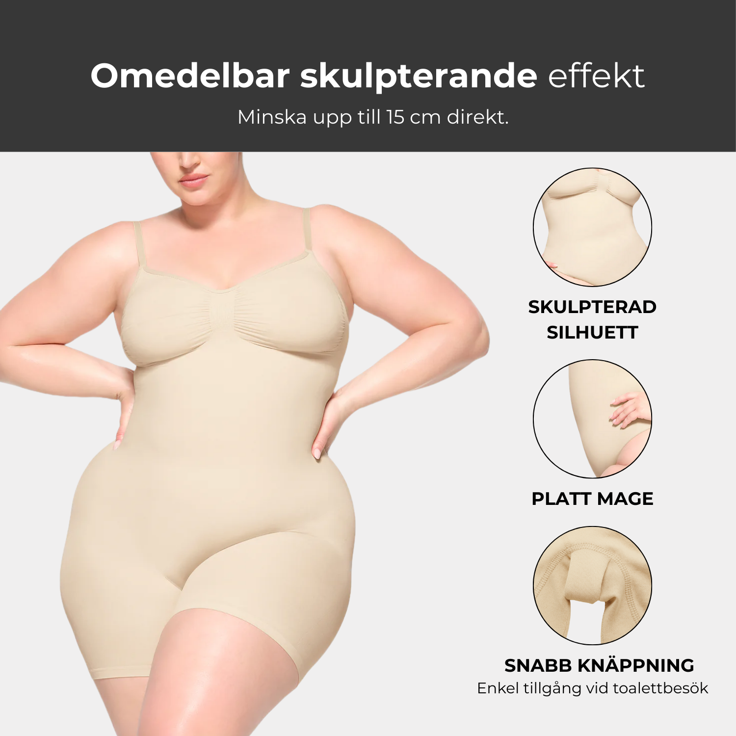 BODY MED SHORTY EXTRA FORMANDE