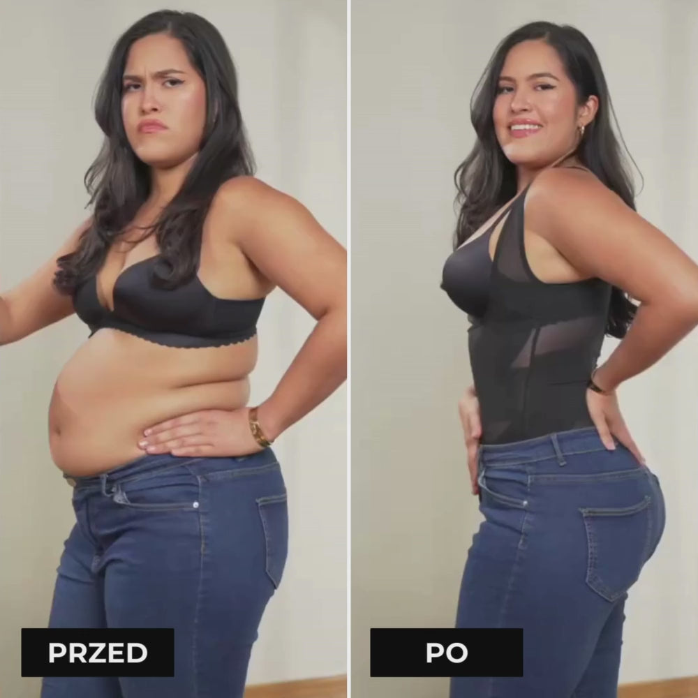 BODY MODELUJĄCE Z ODKRYTYM BIUSTEM