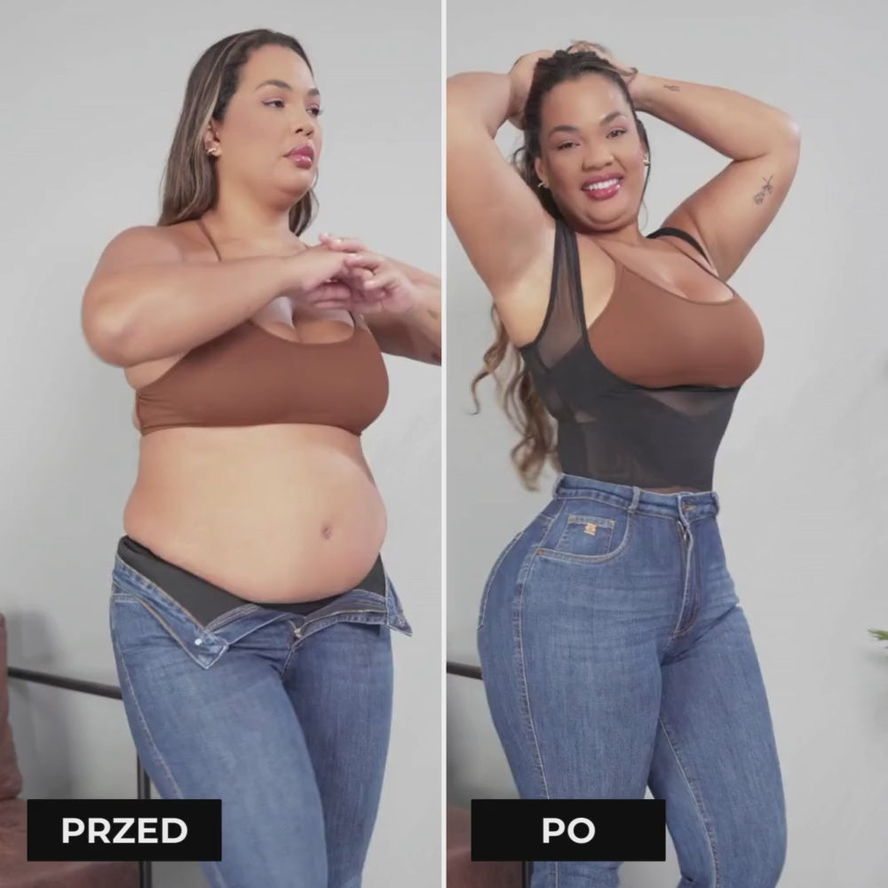 BODY MODELUJĄCE Z ODKRYTYM BIUSTEM